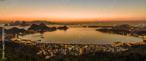 Rio visto de Niteroi em grande angular