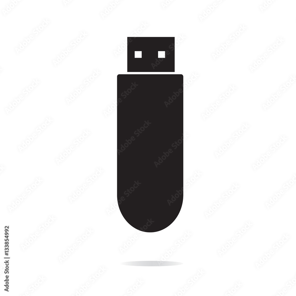 usb flash drive icon on white background. usb flash drive sign. usb flash drive icon on white background. usb flash drive sign.