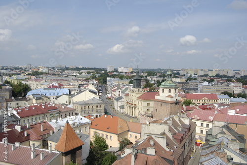 Lublin, Widok z Wiezy Trynitarskiej.