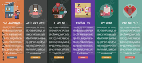 Valentine Vertical Banner Concept