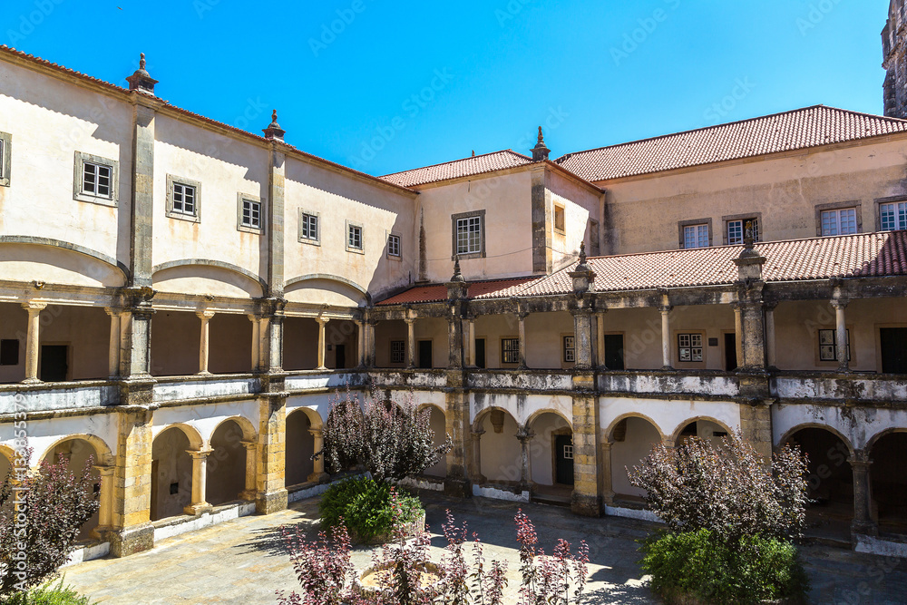 Fototapeta premium Medieval Templar castle in Tomar