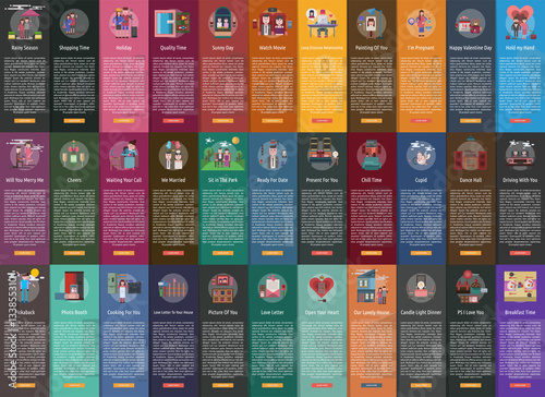 Valentine Vertical Banner Concept