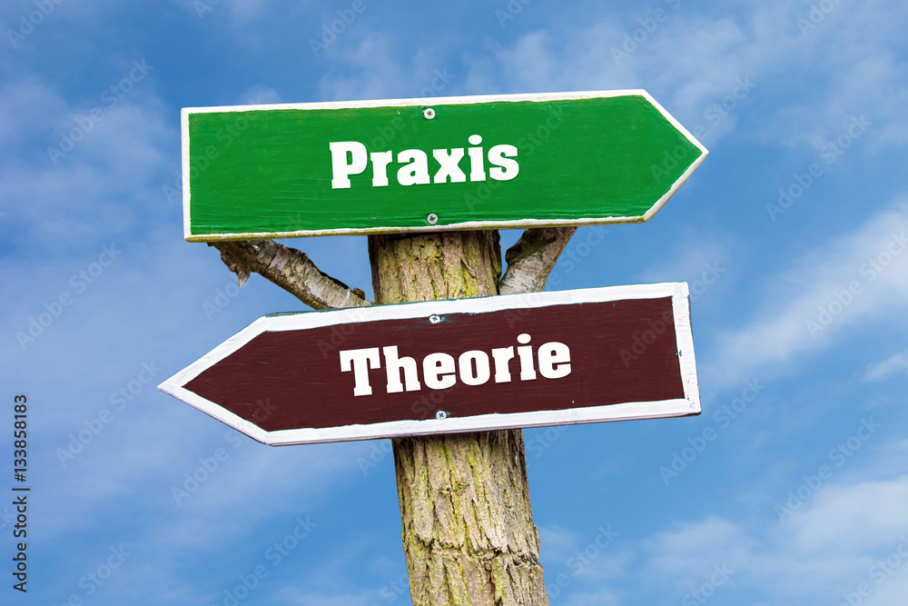 Fototapeta premium Schild 127 - Praxis