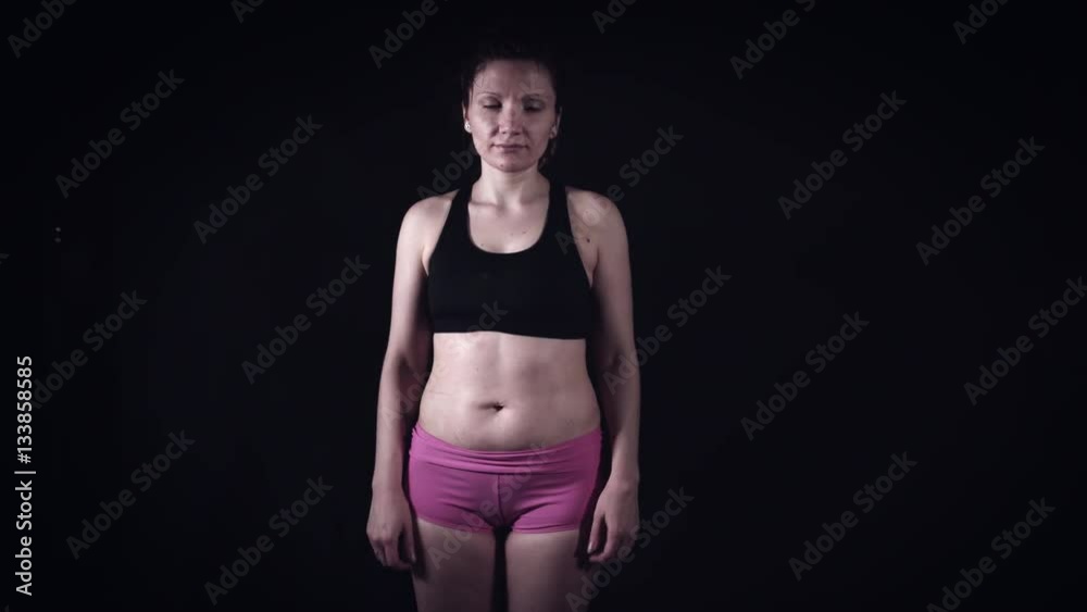 4k Fat Body Woman with Weight Issue Showing her Problem Zones 4k Fat Body Woman with Weight Issue Showing her Problem Zones