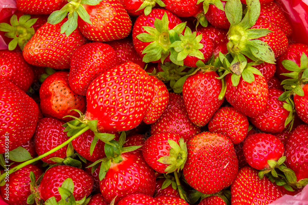 Strawberry fruit background Strawberry fruit background