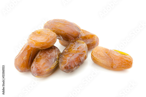 date palm ,Date fruits isolated on white background