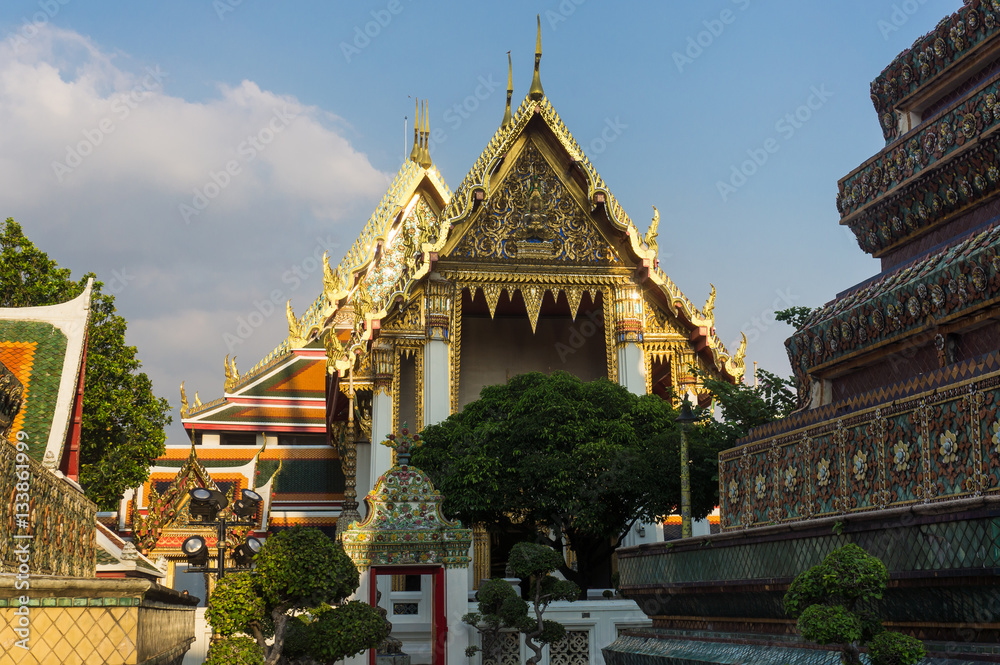 Obraz premium Temple Wat Pho, Bangkok, Thaïlande