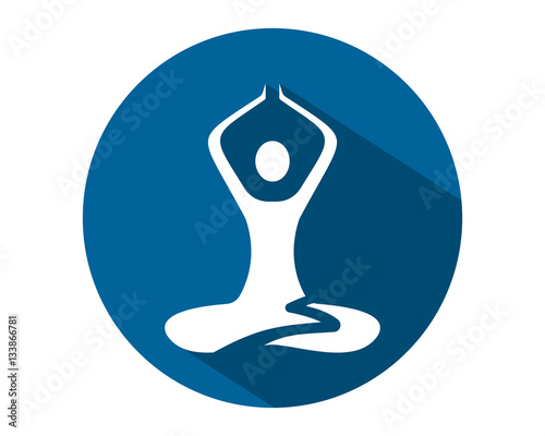 yoga meditation icon