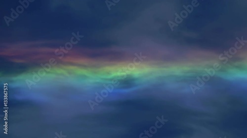 Cloud iridescence on a beautiful and windy day somewhere on earth.