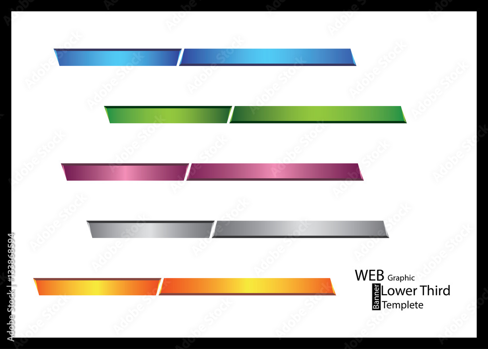 web / graphic lower third, banners template web / graphic lower third, banners template