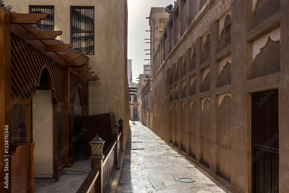  old narrow streets of the ancient eastern city