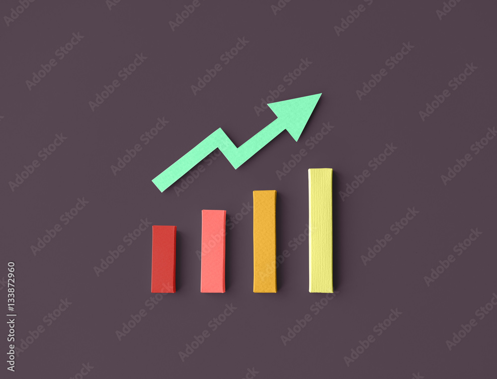 Statistics Strategy Analysis Diagram Information Concept