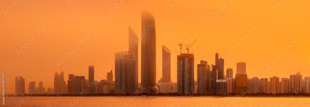 Obraz premium Abu Dhabi Skyline