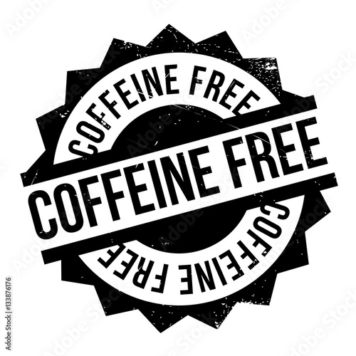 Coffeine Free rubber stamp. Grunge design with dust scratches. Effects can be easily removed for a clean, crisp look. Color is easily changed.
