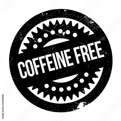 Coffeine Free rubber stamp. Grunge design with dust scratches. Effects can be easily removed for a clean, crisp look. Color is easily changed.
