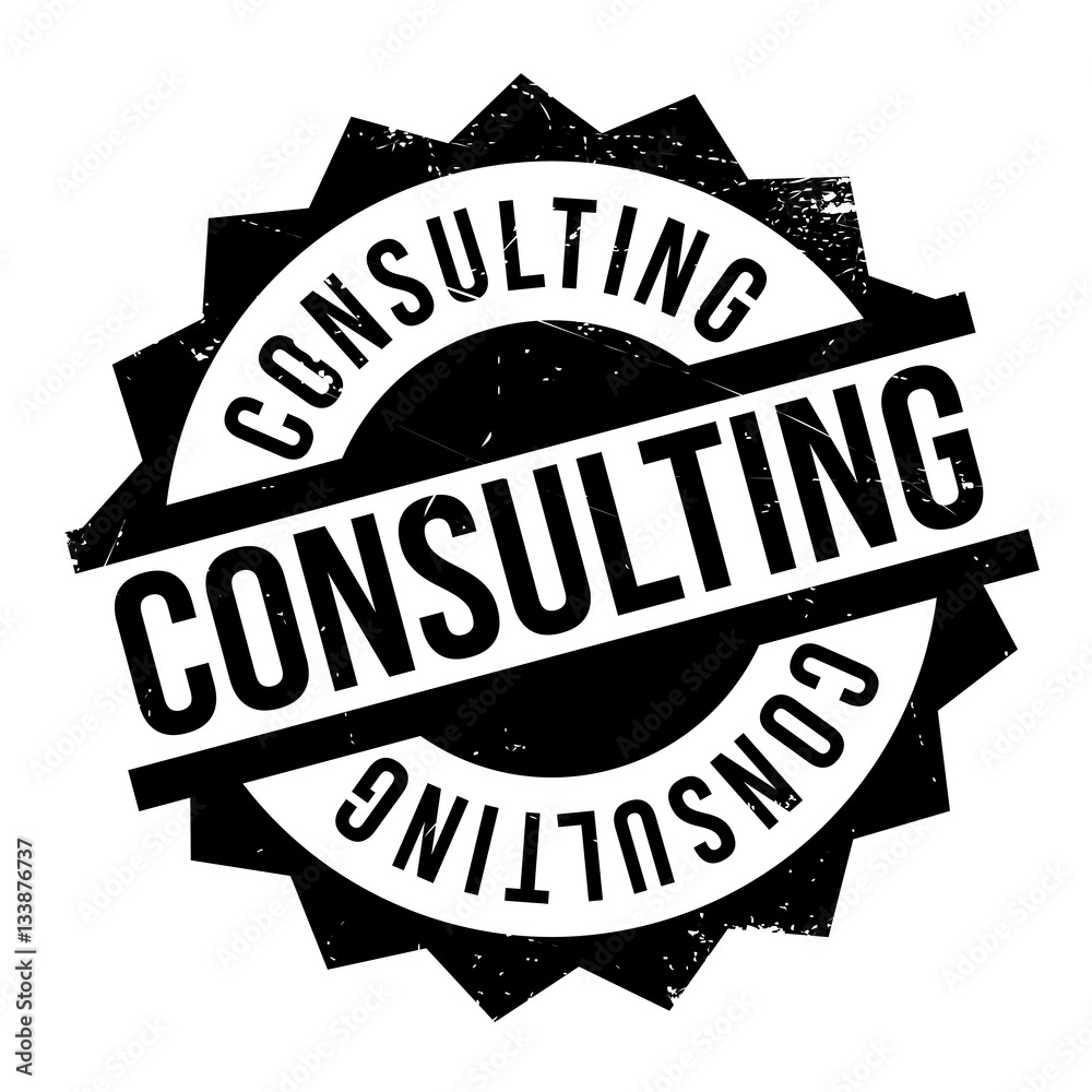 Consulting rubber stamp. Grunge design with dust scratches. Effects can be easily removed for a clean, crisp look. Color is easily changed. Consulting rubber stamp. Grunge design with dust scratches. Effects can be easily removed for a clean, crisp look. Color is easily changed.