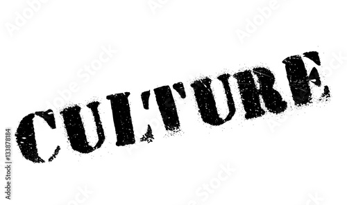 Culture rubber stamp. Grunge design with dust scratches. Effects can be easily removed for a clean, crisp look. Color is easily changed.