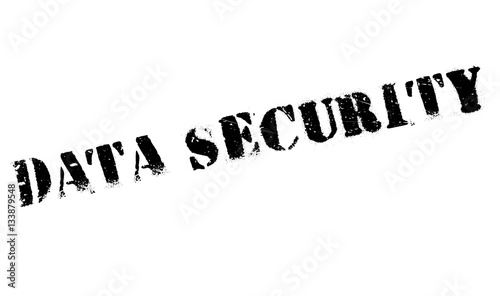 Data Security rubber stamp. Grunge design with dust scratches. Effects can be easily removed for a clean, crisp look. Color is easily changed.