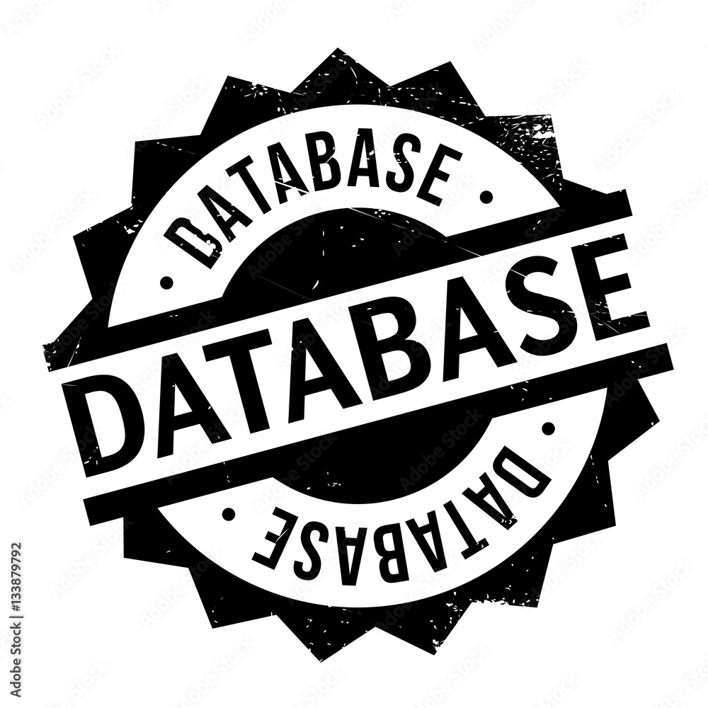 Database rubber stamp. Grunge design with dust scratches. Effects can be easily removed for a clean, crisp look. Color is easily changed. Database rubber stamp. Grunge design with dust scratches. Effects can be easily removed for a clean, crisp look. Color is easily changed.