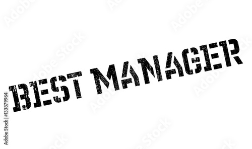 Best Manager rubber stamp