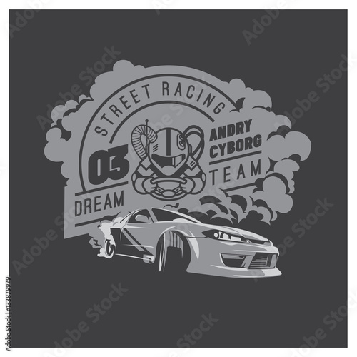 Burnout car, Japanese drift sport, Street racing