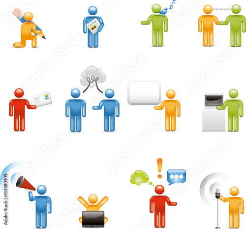 Communication Icon set