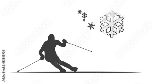 Skifahrer