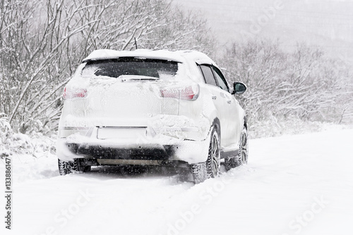 Car in the snow