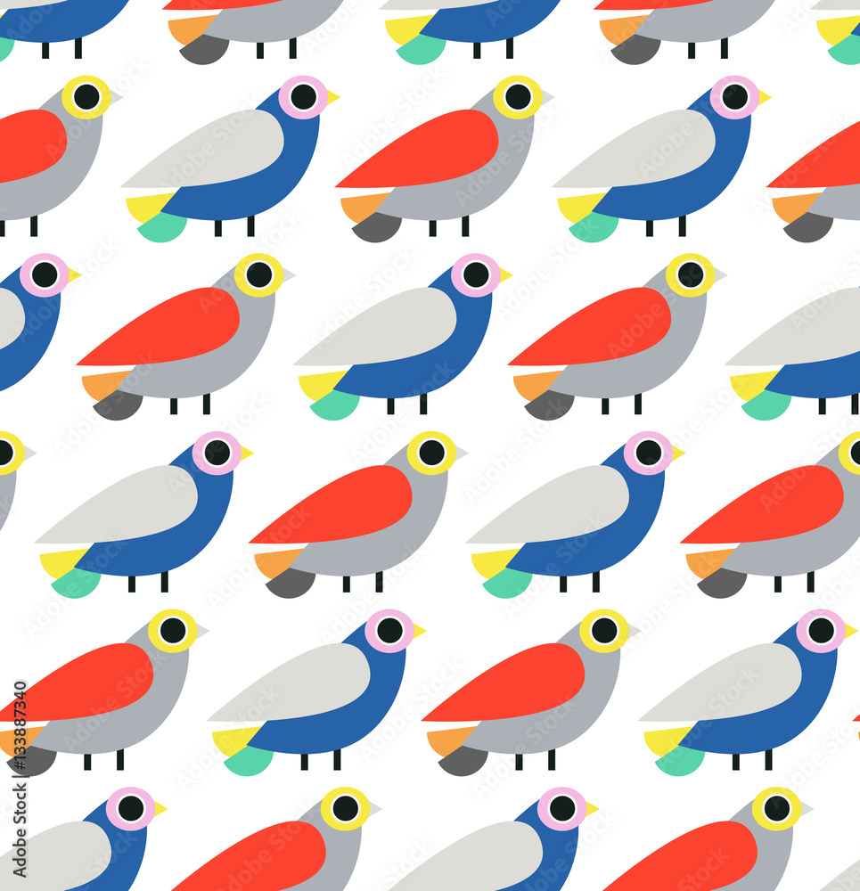 Seamless pattern with birds Seamless pattern with birds