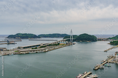 japanese landscape - hamada port - shimane