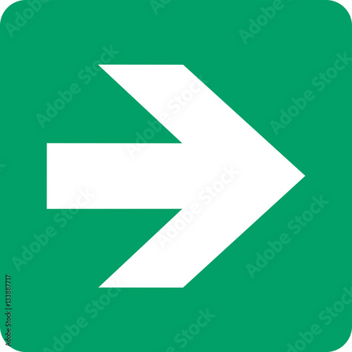 Direction, arrow (90° increments), safe condition