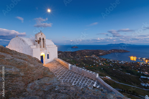 Serifos island in Cyclades island group in the Aegean Sea.