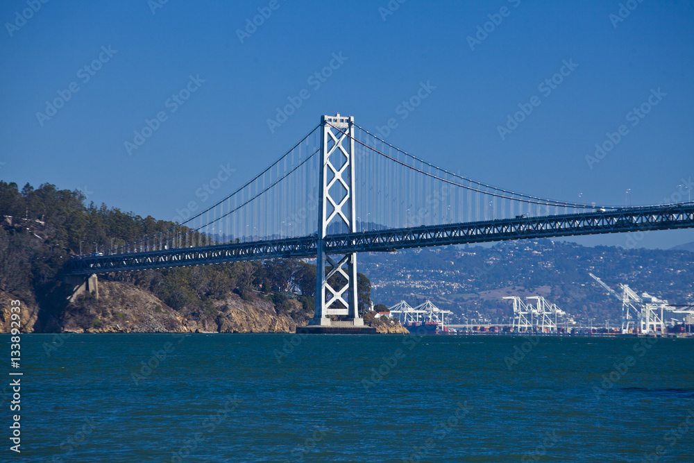 Oakland bridge from pier seven