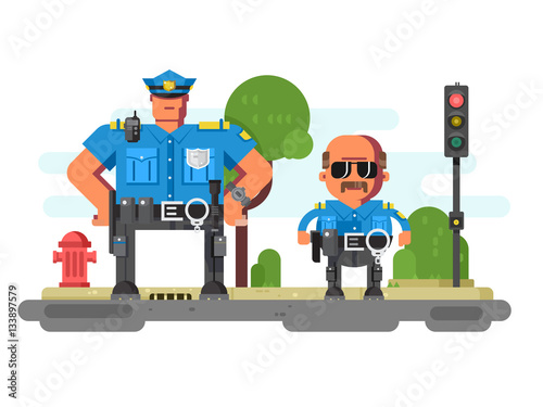 Police companions characters