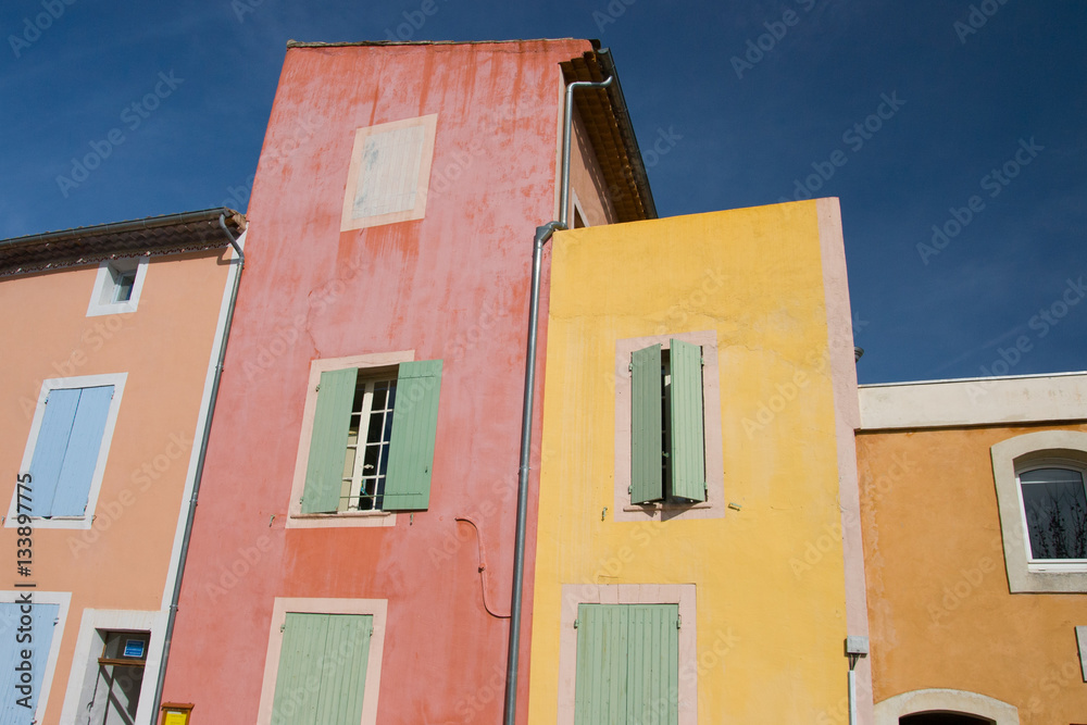 Obraz premium Roussillon Buildings