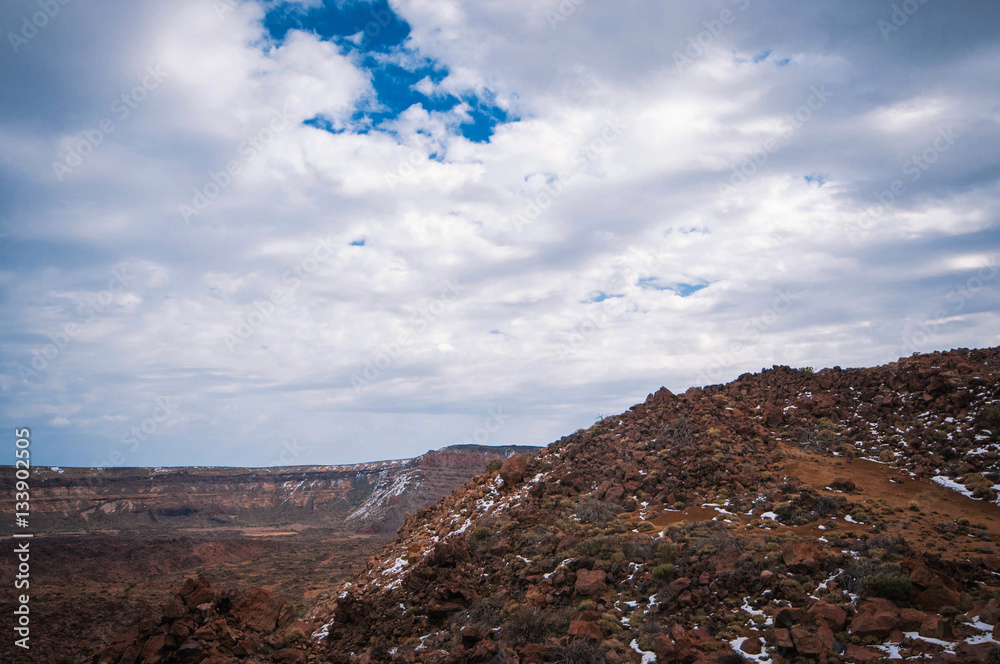 Naklejka premium Minas de san Jose in Teide National Park