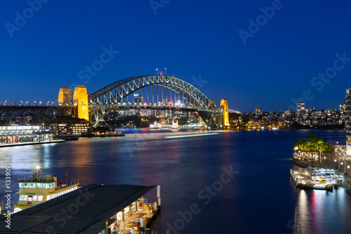 Sydney Harbour Bridge at Dusk