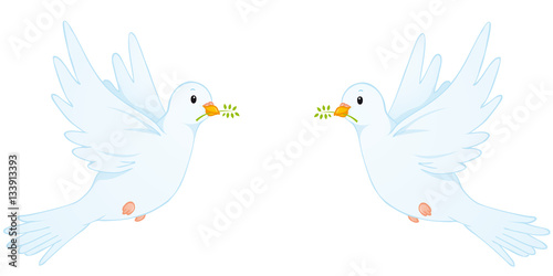 Peace symbol Peace Doves