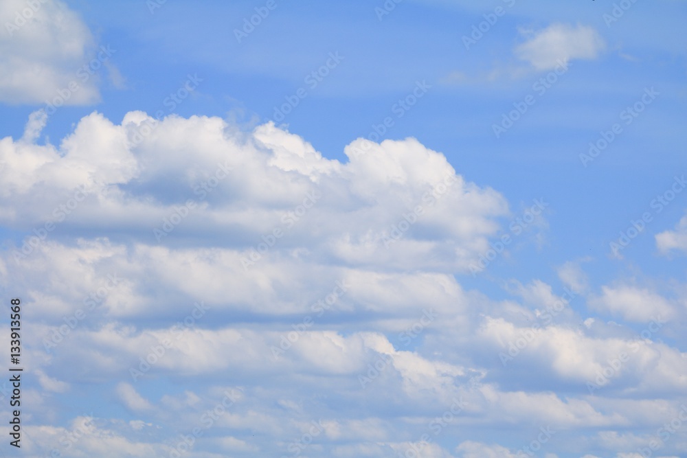 Fototapeta premium blue sky background with cloud in nature beautiful