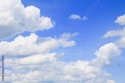 blue sky background with cloud in nature beautiful