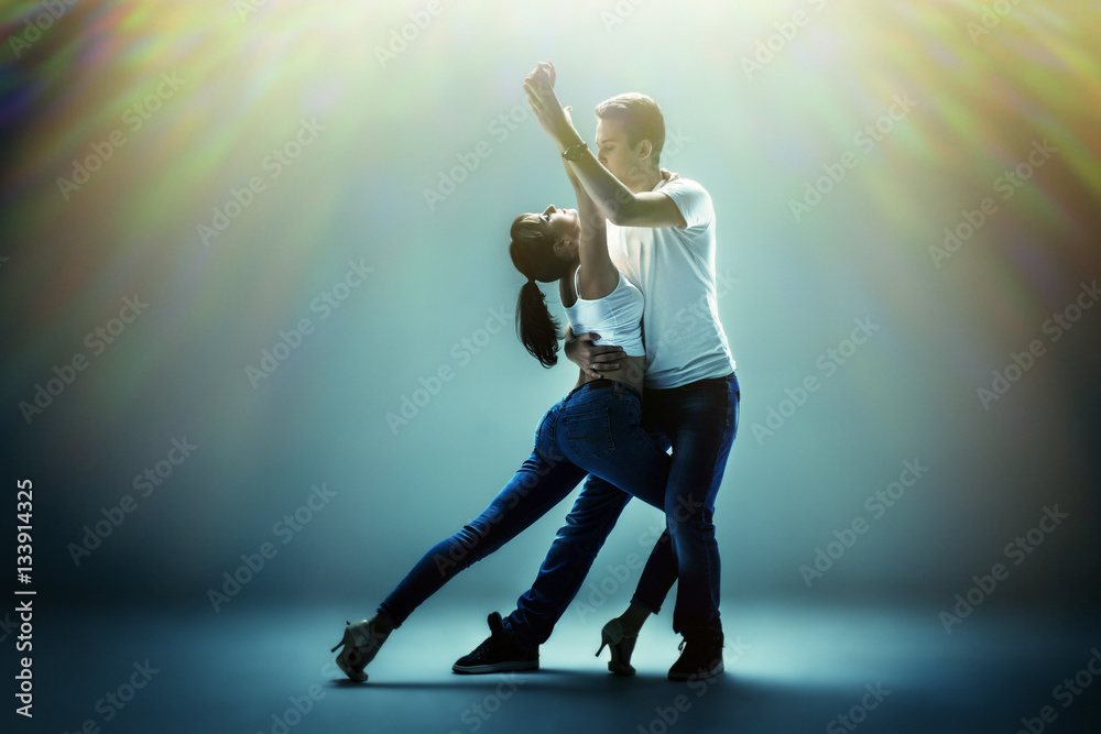 Fototapeta para tańczy społeczny danse
