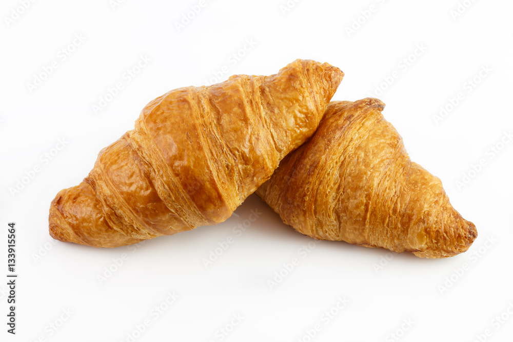 Croissant Isolated on white background Croissant Isolated on white background