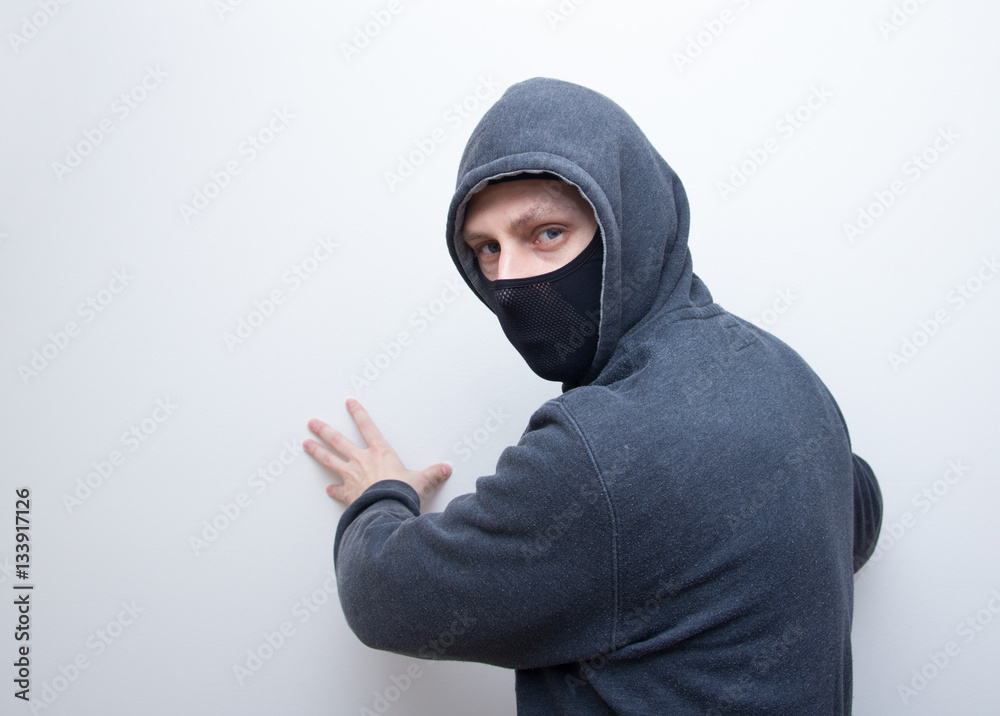 man in black ski mask man in black ski mask