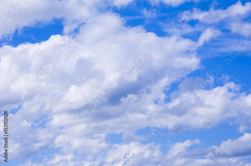 Fototapeta Naklejka Na Ścianę i Meble -  Cumulus clouds with blue sky