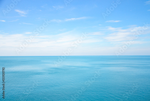 Sea ocean and blue sky