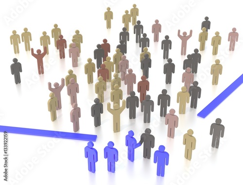 Accepting migrants with open border