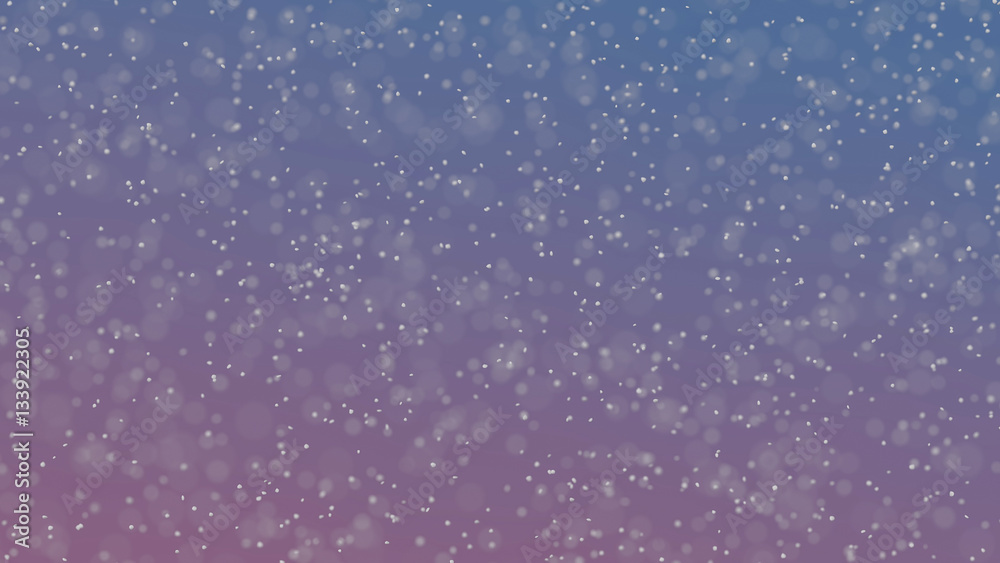 Fototapeta premium Snow on Soft Gradient