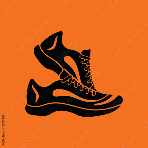 Fitness sneakers icon