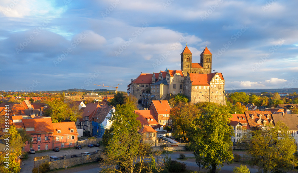Quedlinburg Castle complex; Quedlinburg, Saxen Anhalt, Germany