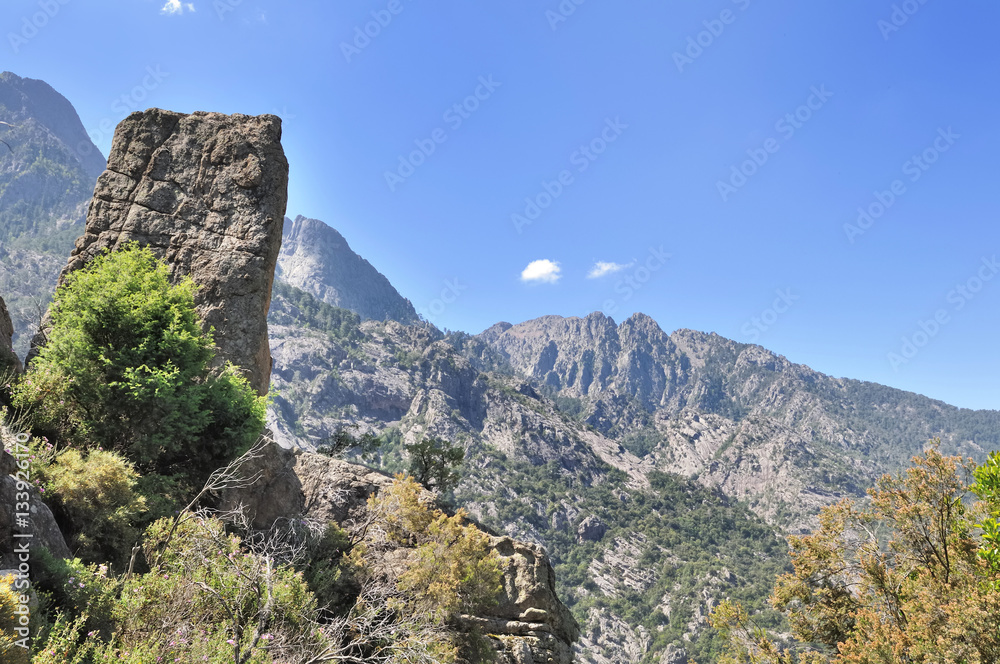 paysage montagneux de Corse 